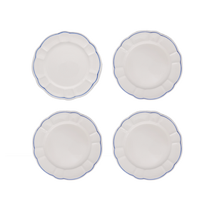 Romilly Dinner Plate, Blue, Set of 4 - Skye McAlpine Tavola