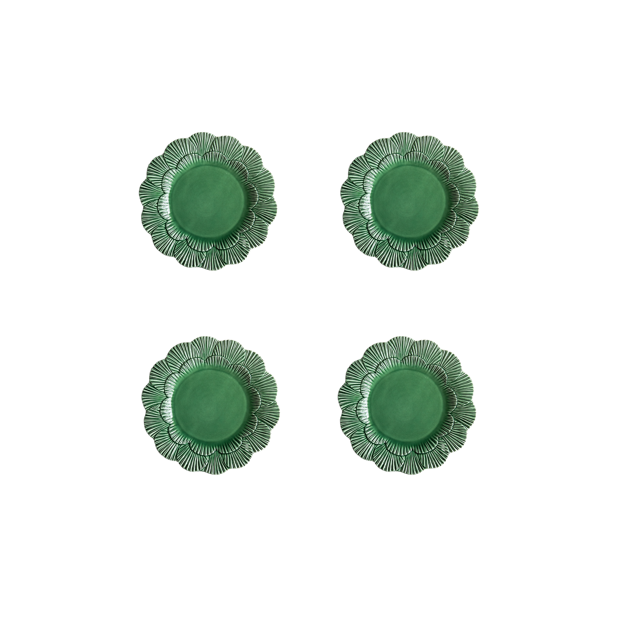 Laguna Side Plate, Green, Set of 4 - Skye McAlpine Tavola