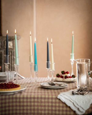 Seaside Blue Candles, Set of 8 - Skye McAlpine Tavola
