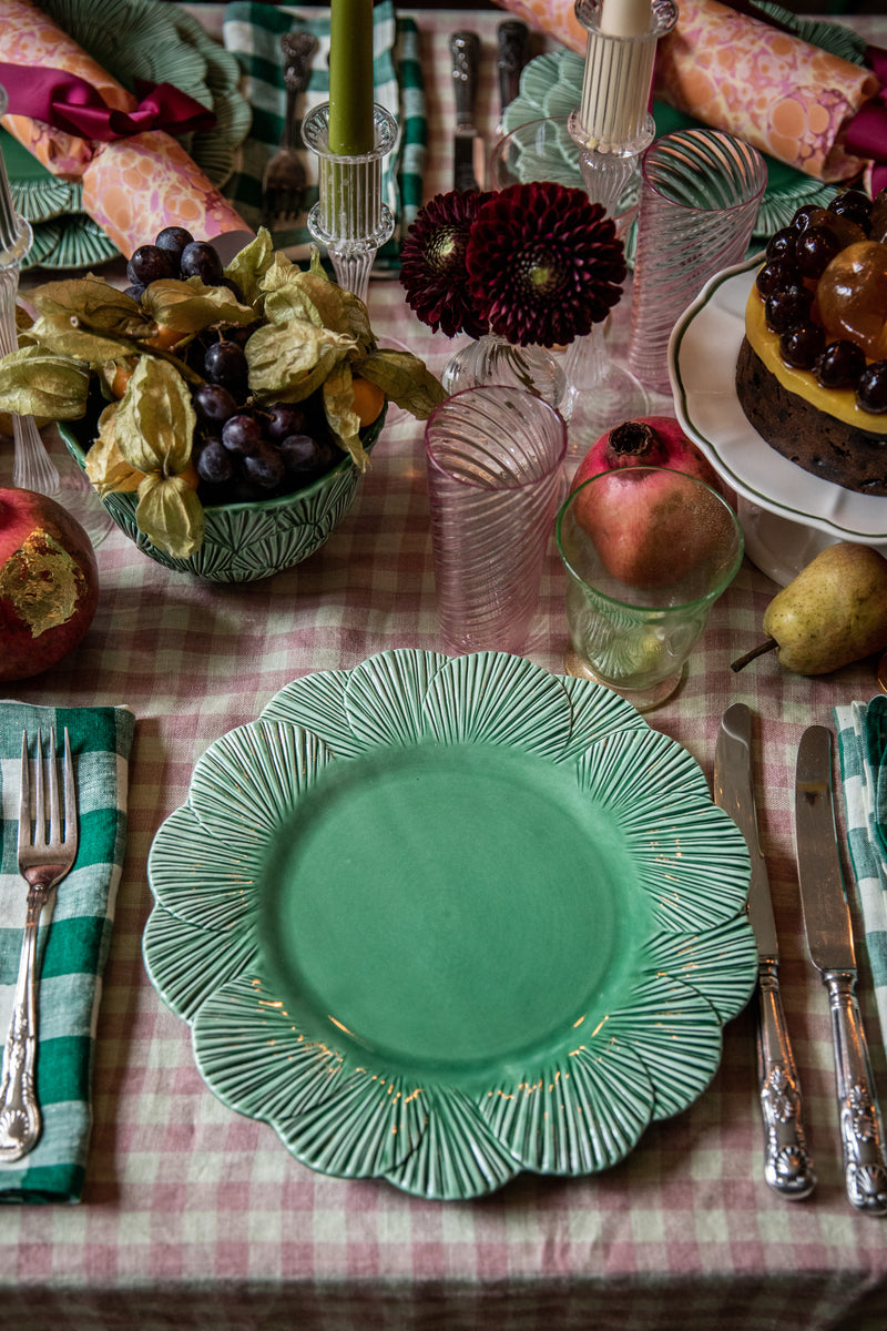 Laguna Dinner Plate, Green, Set of 4
