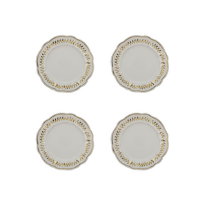 Achille Side Plate, Gold, Set of 4 - Skye McAlpine Tavola