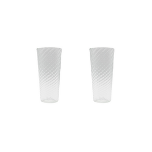 Zephyr Champagne Glass, Clear, Set of 2 - Skye McAlpine Tavola
