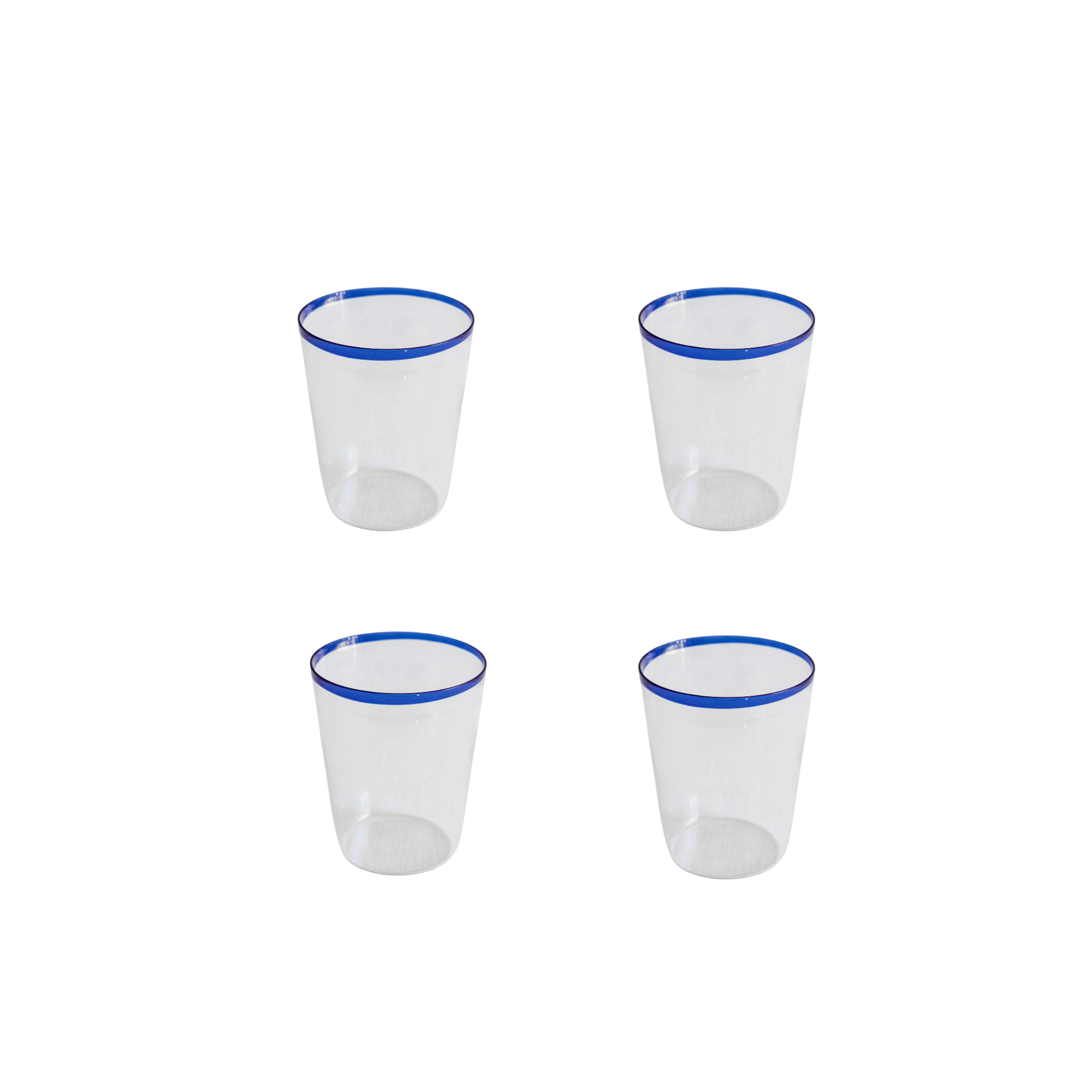 Sea Blue Tumblers, Set of 4 - Skye McAlpine Tavola