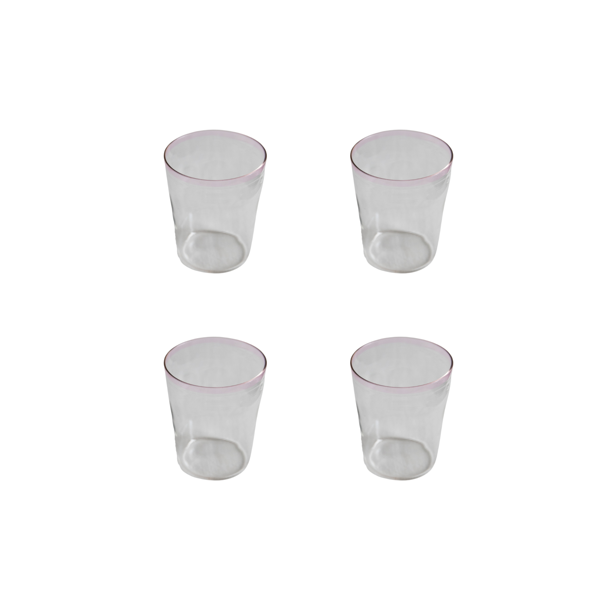 Rose Pink Tumblers, Set of 4 - Skye McAlpine Tavola