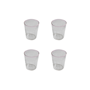 Rose Pink Tumblers, Set of 4 - Skye McAlpine Tavola