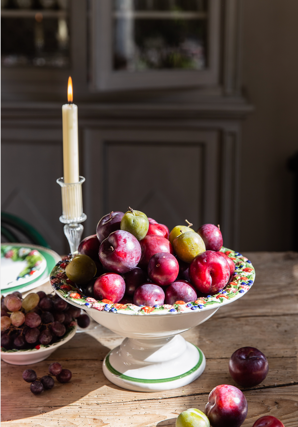 Frutti Di Bosco Footed Bowl - Skye McAlpine Tavola