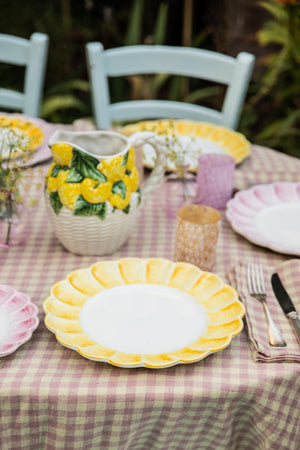Lido Dinner Plate, Yellow, Set of 4 - Skye McAlpine Tavola